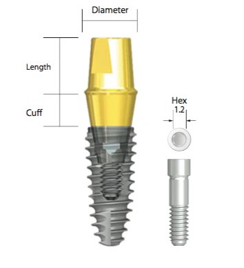 IS Cemented Abutment (SCRP Type)